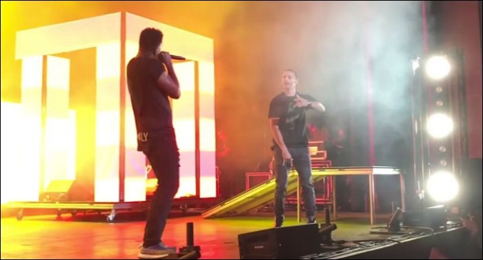 NBA MVP Stephen Curry Joins Lecrae On Stage