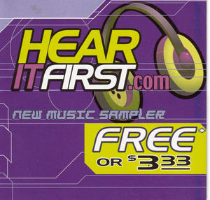 Hearitfirst.com new music sampler by Various Artists - General Miscellaneous  | CD Reviews And Information | NewReleaseToday