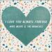 I Love You Always Forever (Single)