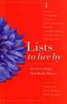 Lists to Live by