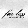 Apossibility - EP by Far-Less  | CD Reviews And Information | NewReleaseToday