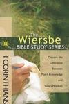 The Wiersbe Bible Study Series: 1 Corinthians: Discern the Difference Between Man's Knowledge and God's Wisdom,  by Aleathea Dupree